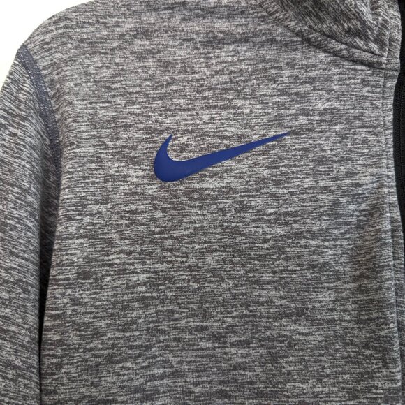 NIKE Pullover Mens XL Gray Dri Fit NBA Golden State Warriors 1/4 Zip Long Sleeve - Picture 4 of 15